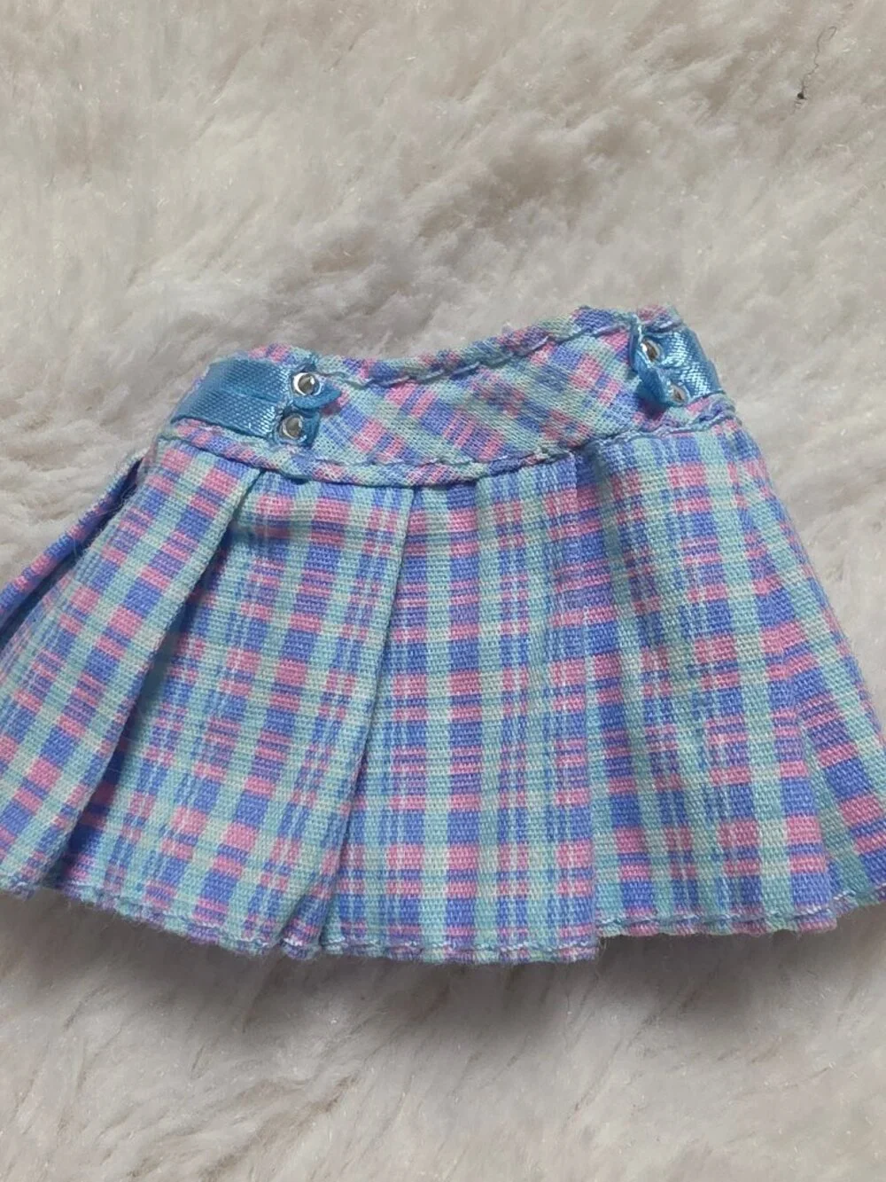 LOL Surprise OMG Trendsetter Replacement Plaid Pleated Mini Skirt Doll Clothes